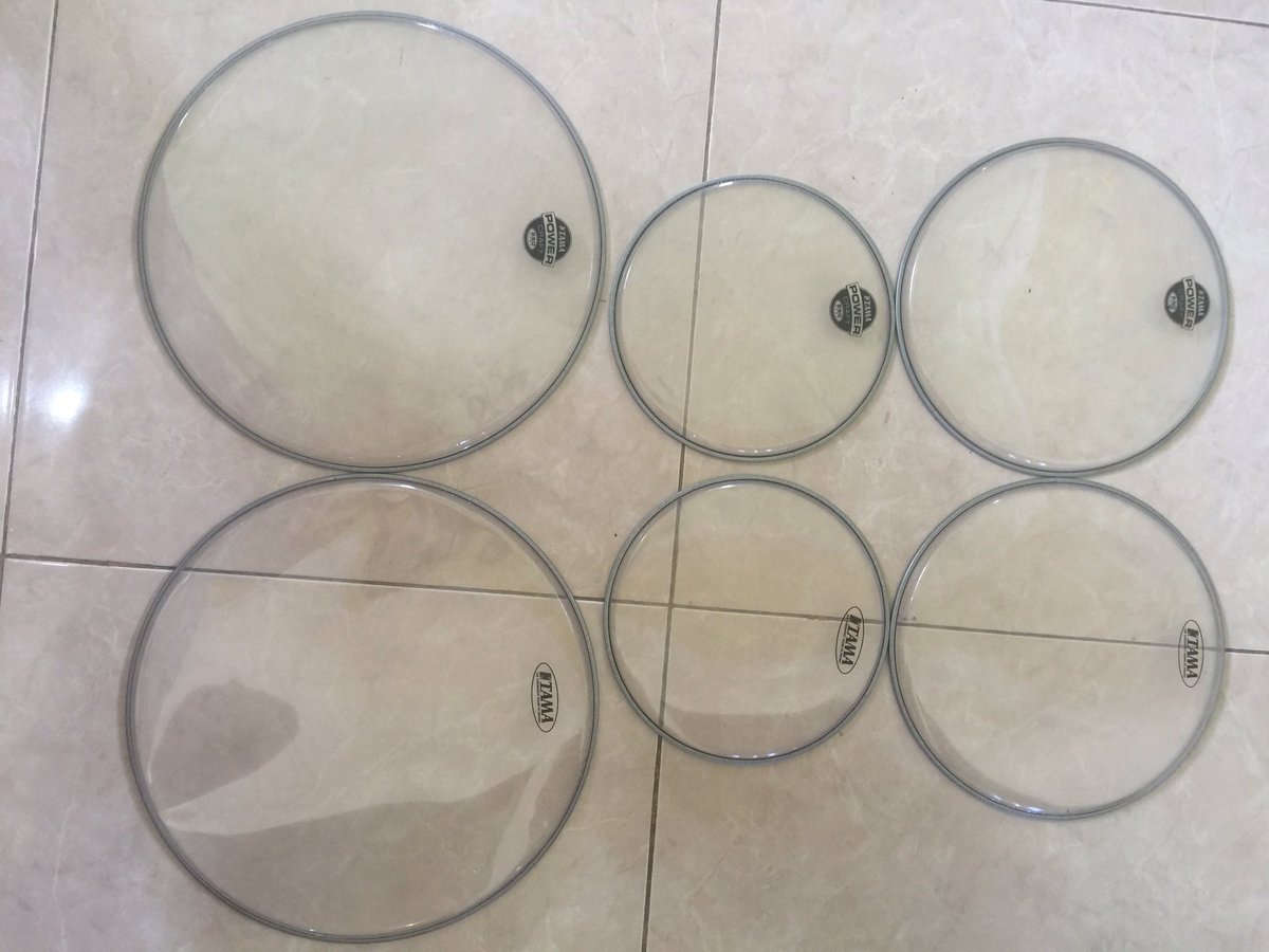 For sale head tama by remo .10,12,16 (atas bwah) batter and resonant.. Like new 08111383777 <a href="/DrumBagus/">@DrumBagus</a>