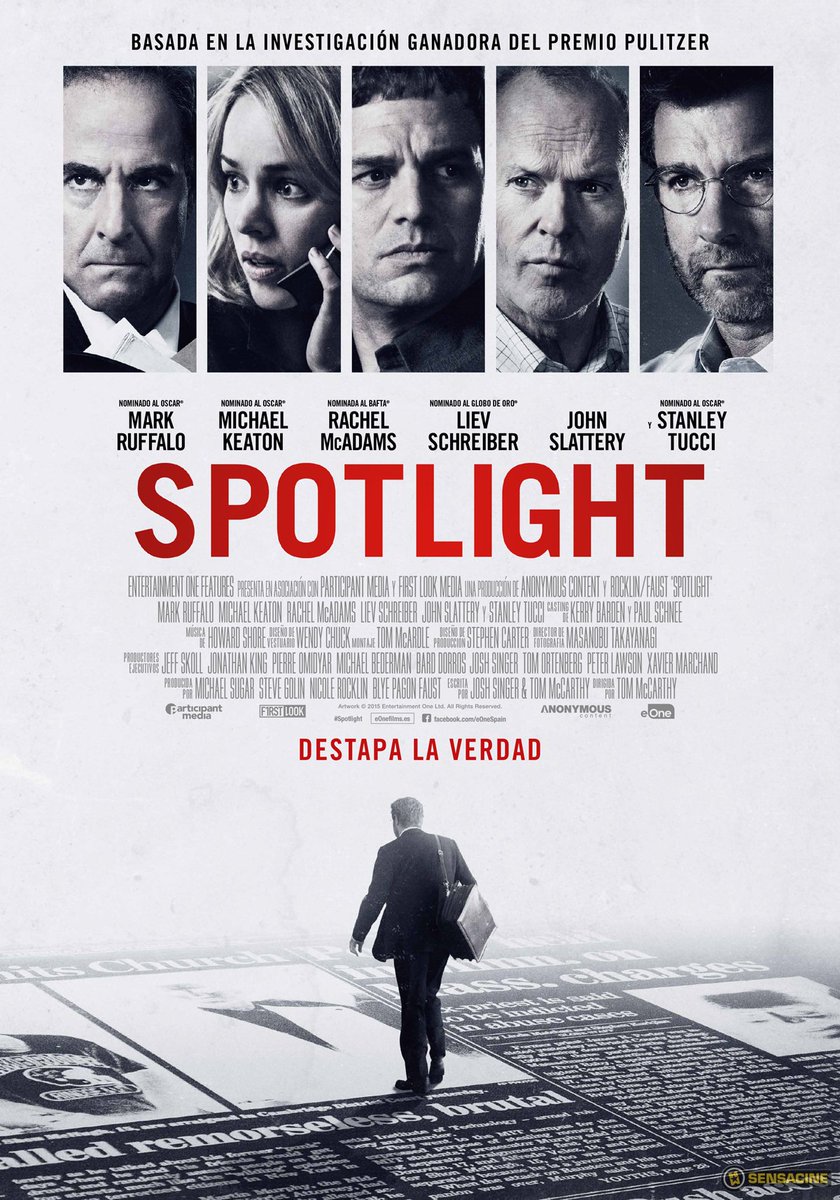 AcustikInforma's tweet photo. Resumen #Oscars: 
Película: Spotlight
Director: Alejandro G. Iñárritu
Actor: Leonardo DiCaprio
Actriz: Brie Larson https://t.co/dJc5Li79t3