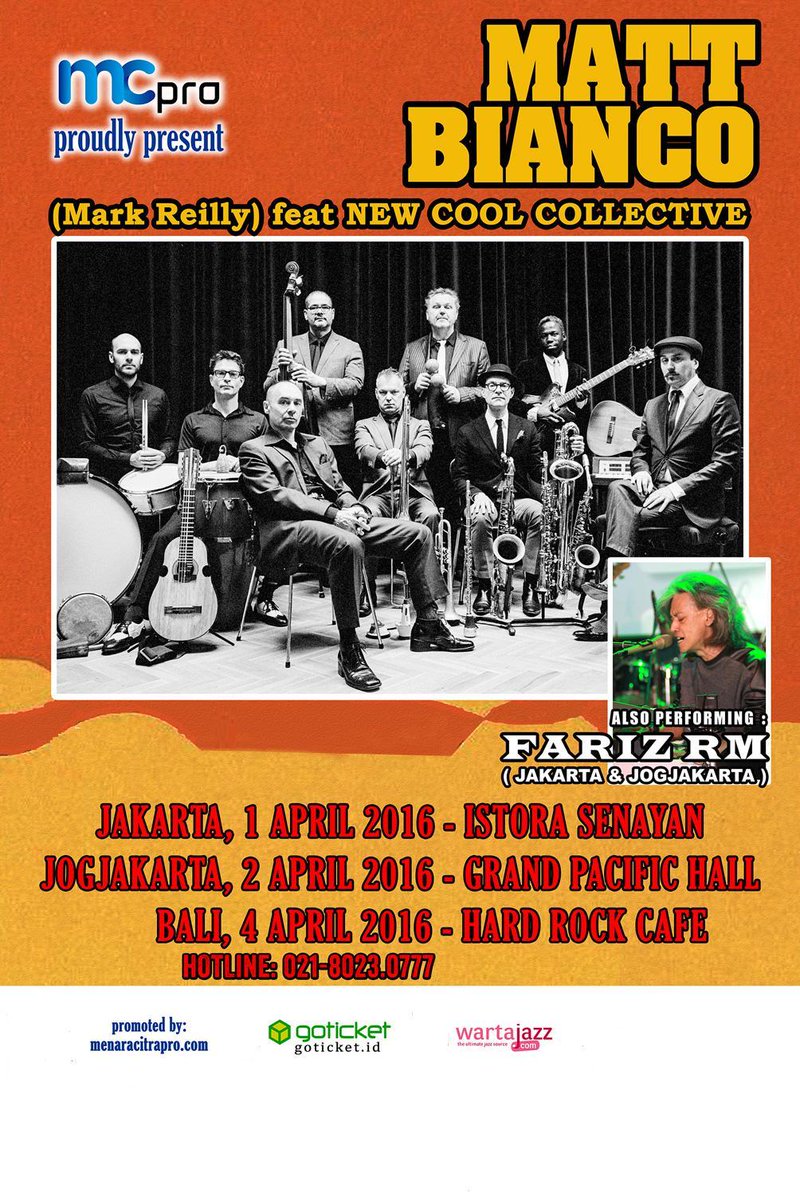 Matt Bianco + Fariz RM (Jakarta 1/4 &amp; Jogja 2/4).