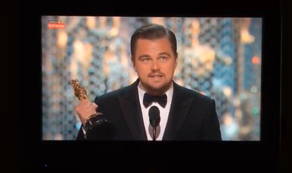 noiidus's tweet photo. Leo❤️ #Oscars2016 #finally https://t.co/qYTA4QFeGi
