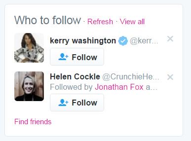 HeatherSmithAU's tweet photo. @CrunchieHelen Look who twitter tells me to follow alongside you! #Scandalous #OliviaPope #ItsBeingHandled https://t.co/8kiSYQxA0I