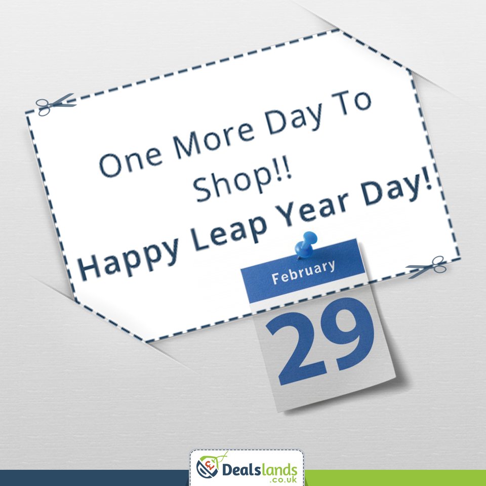 DealsLandsUK's tweet photo. Done with the #Oscars! Spend This Extra Day Shopping! 
Happy #LeapYearDay! 

#KPRS #AtSocialMedia #LovinLeeds https://t.co/QJyDcP3hms