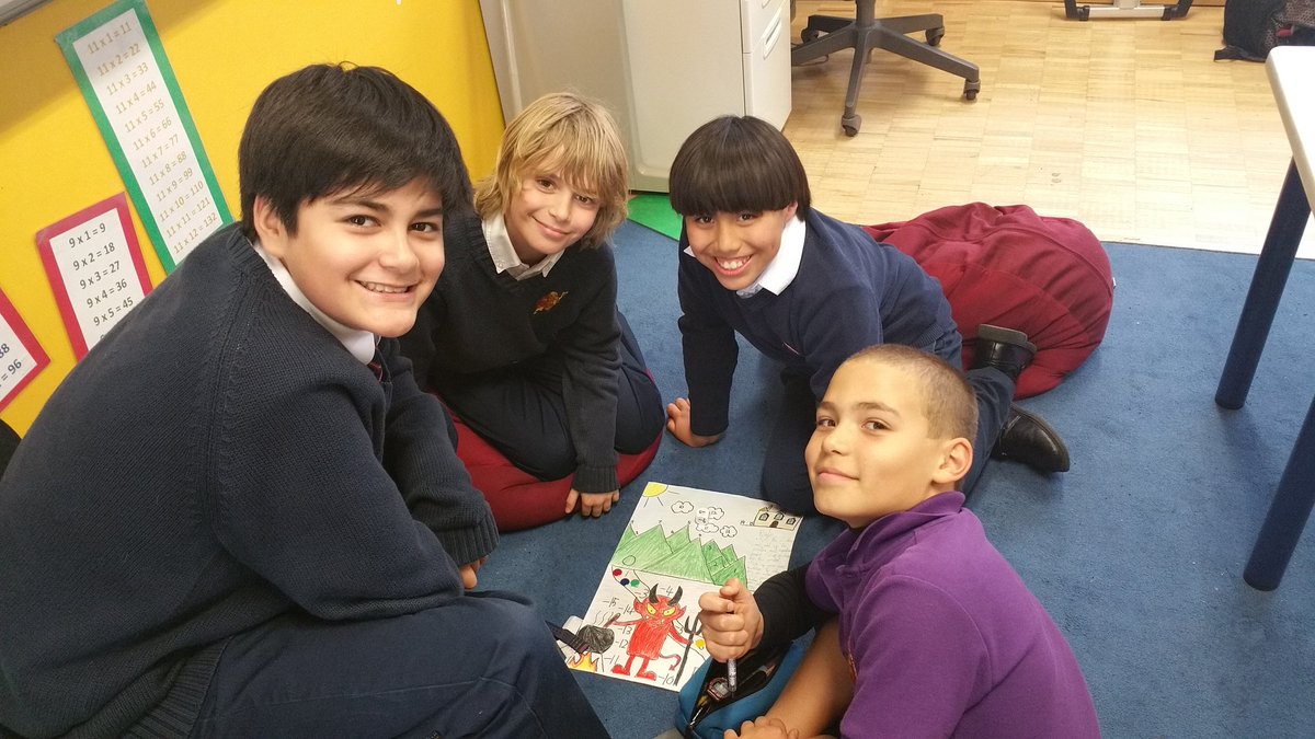 CDSMrHayes's tweet photo. Year 7 teaching Year 6 negative number addition using games that they made. @bst_tokyo #BSTMaths https://t.co/LTCfuCBbQo