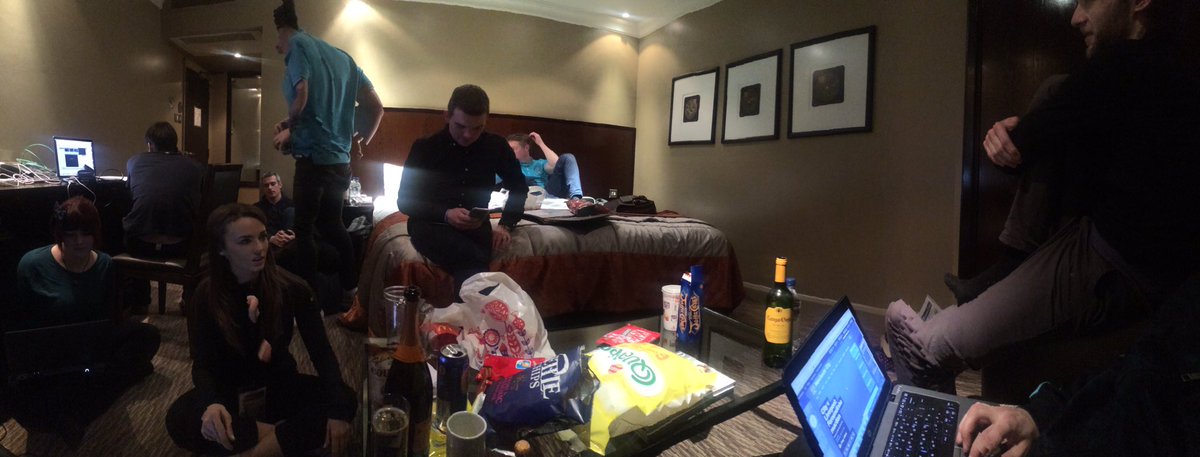 Kelly_O_Donnell's tweet photo. City TV and social team still up getting content online! #dedicated #mcfc #CapitalOneFinal https://t.co/m4XIxZfq4t