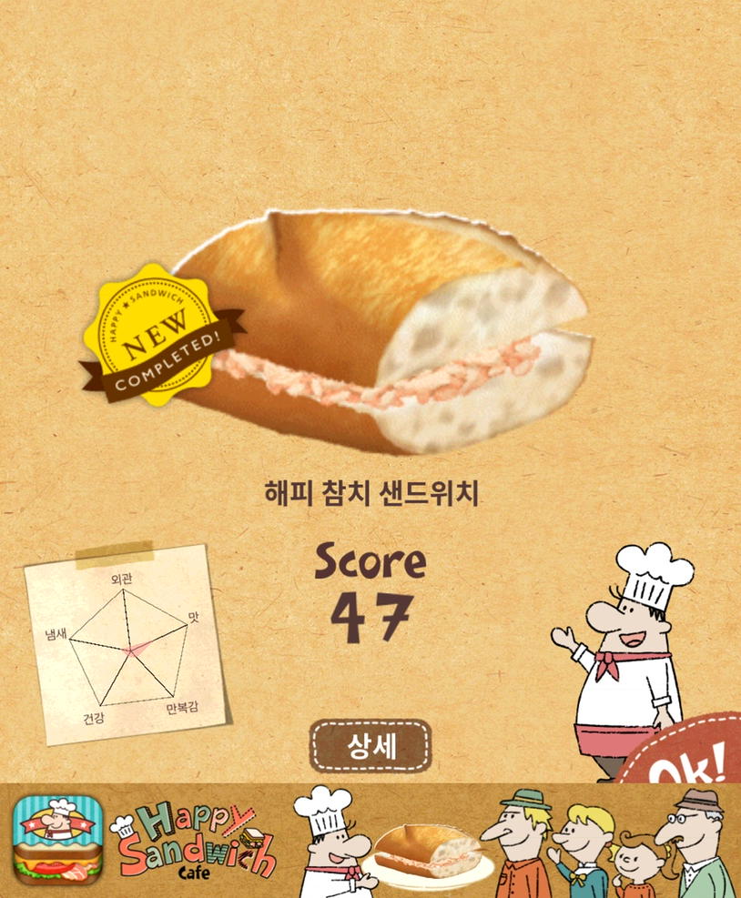 chicreate's tweet photo. "Happy Sandwich Cafe"를 게임하고있어요!
[Apple]https://t.co/1GG8BB9HKy [Android]https://t.co/dYVlfWzHKz
#샌드위치 #게임 https://t.co/06OETwna0h