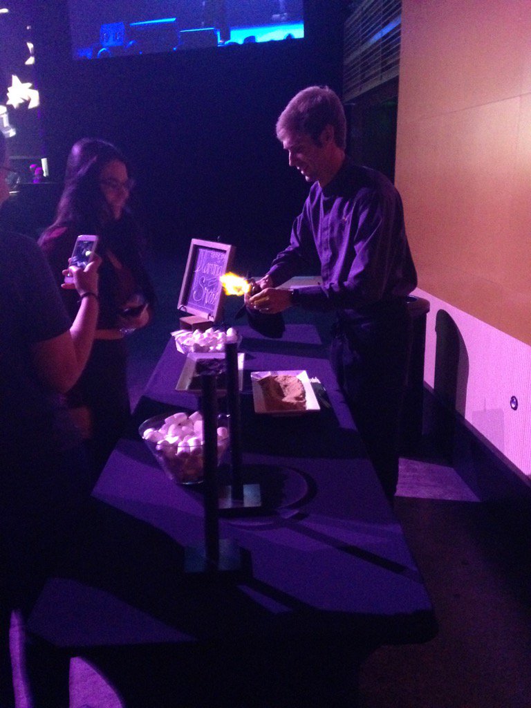 agbharpist's tweet photo. Flaming s'mores at #FullSailOscars https://t.co/4zMqm2Qe5j