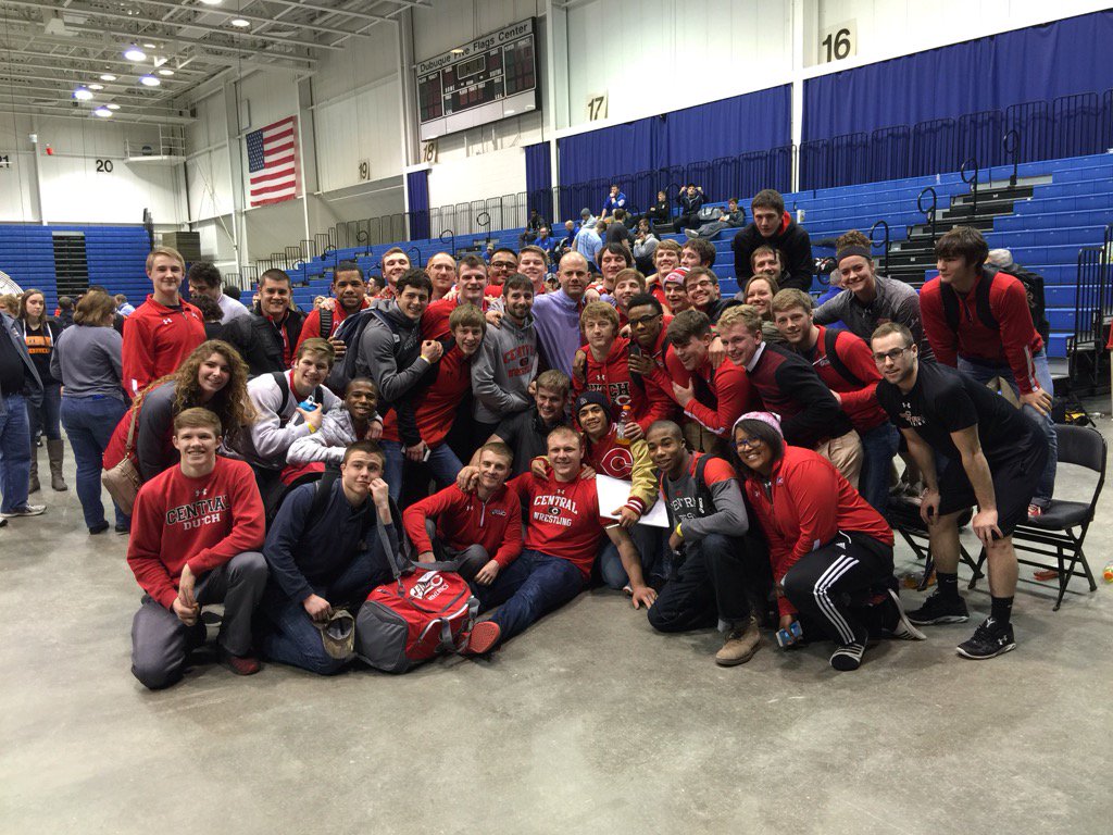 CUI_Wrestling's tweet image. @CentralDutch Also, Eric Van Kley and Kevin Donahue were voted Coaches of the Year!!!