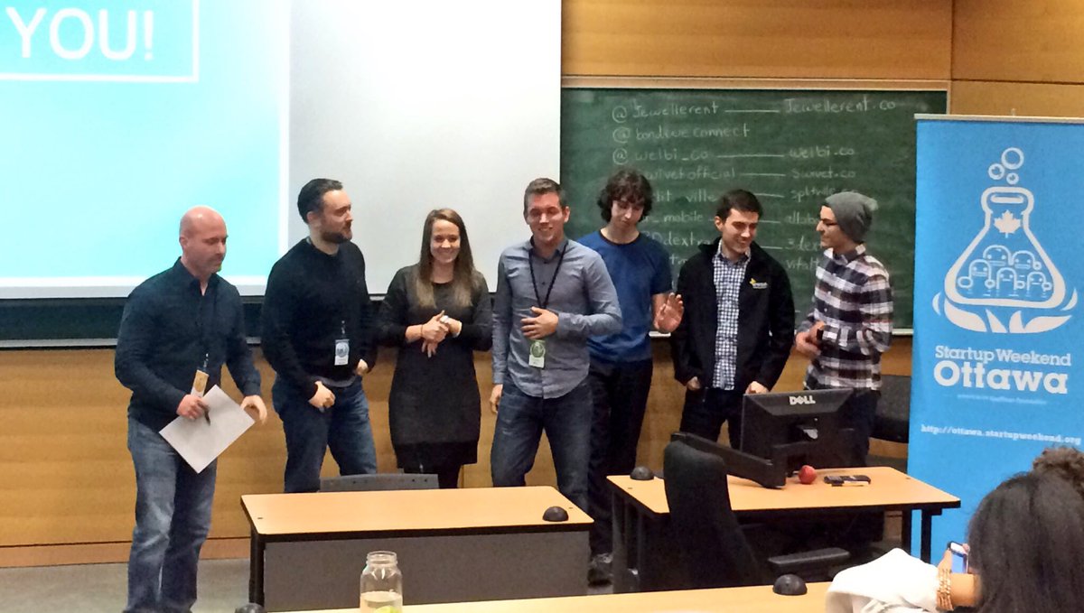 Pagecloud's tweet photo. .@craig_fitz presenting the winners of Startup Weekend: @welbi_co! #swuottawa @swottawa https://t.co/LIuW5u113E
