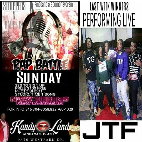 TrellyCain's tweet photo. Tonight We In The Building #HoustonTx #JTF Perform LIVE 🎤🎤tat "Kandy Land "  #lastWeekWinners🏆💸💪 🔥🔥🔥 #JTF #JMB https://t.co/S6jrRwfKJH