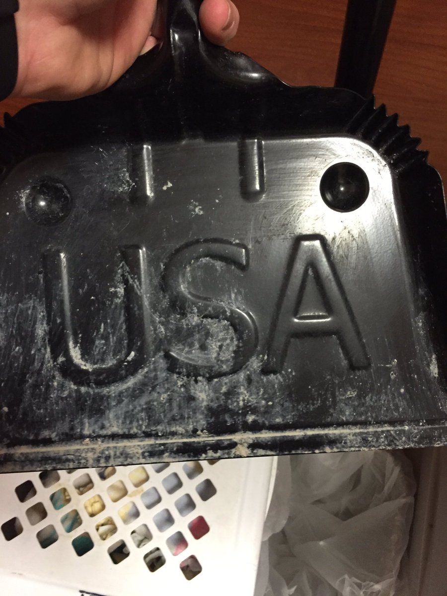 And the award for most patriotic dustpan goes to....