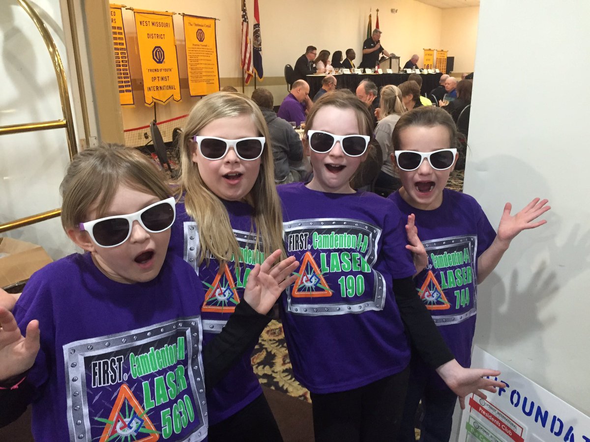 LASER3284's tweet photo. LASER representing 4 progressions of FIRST @ Optimists International Science day! #FIRSTweets #Optimists #FIRSTfun https://t.co/3quNgOSxfj