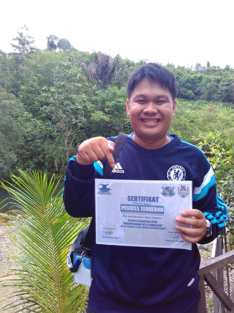 CISCbanjarmasin's tweet photo. 11 bln sebelum #Gath2CISCborneo mimin sudah duga pasti nih orang yang dapet kategori ini , slmt ya sist @hardy_putra https://t.co/uTaVyxpZbd