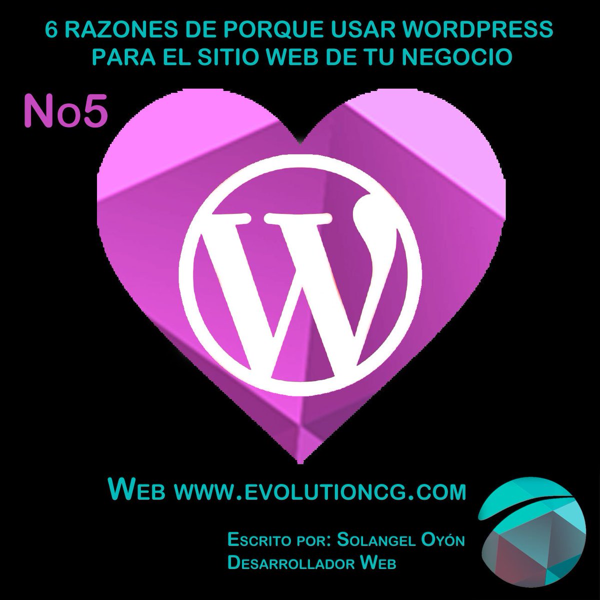 evoluti0nCG's tweet photo. 6 RAZONES DE PORQUE USAR WP 
5. PREPARADO PARA EL MUNDO MÓVIL: Tu sitio debe ser WEB RESPONSIVE https://t.co/Ujwdo3l8dr