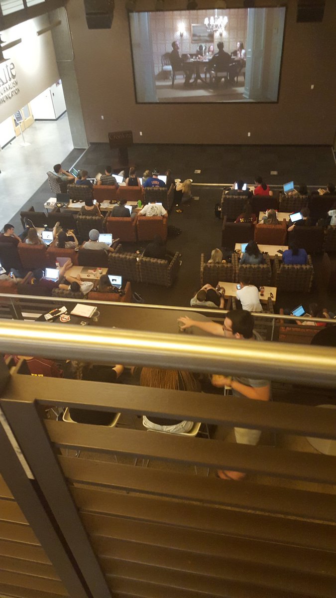 emilymudge5's tweet photo. So many people... #CronkiteJMC305 https://t.co/PjktOnp75S