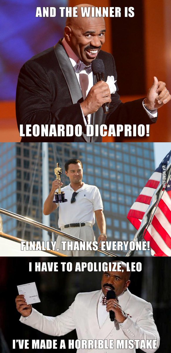 9GAG's tweet photo. Leo's worst nightmare at the #Oscar
https://t.co/RMf1ChhKhS https://t.co/aFwl30tVaD