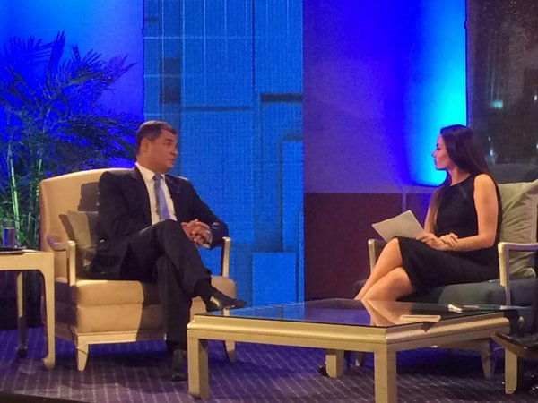 .<a href="/MashiRafael/">Rafael Correa</a> "Antes de nuestro Gobierno había 6% de desempleo. El año anterior logramos el 3.8%". #EntrevistaElOro