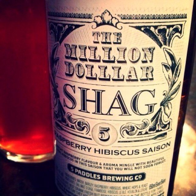 Whit_by's tweet photo. @whit_by by progright The Million Dollar Shag, by 5 Paddles Brewing. #untappd #beer #supportlocal #craftbeer #whitb… https://t.co/M7XpuWVkHK