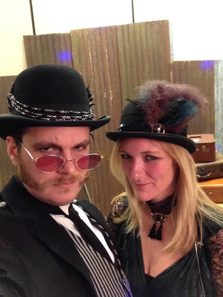 PPofWA's tweet photo. #ppw16 steampunk Fun Party has begun.  @pinupchris https://t.co/Zq3YN3B10k