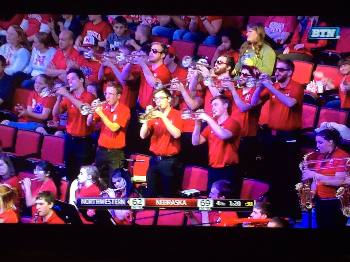 ObiScruff's tweet photo. #BRETrumpets on TV! @UNLTrumpets https://t.co/9wxEeZnIhT