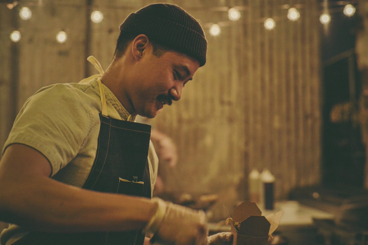 @blablablessyou behind the wok at last weekend's Pop Up at <a href="/ResidentDTLA/">ResidentDTLA</a>

Photo: <a href="/cbergquist/">Charles Bergquist</a>
#woonkitchen