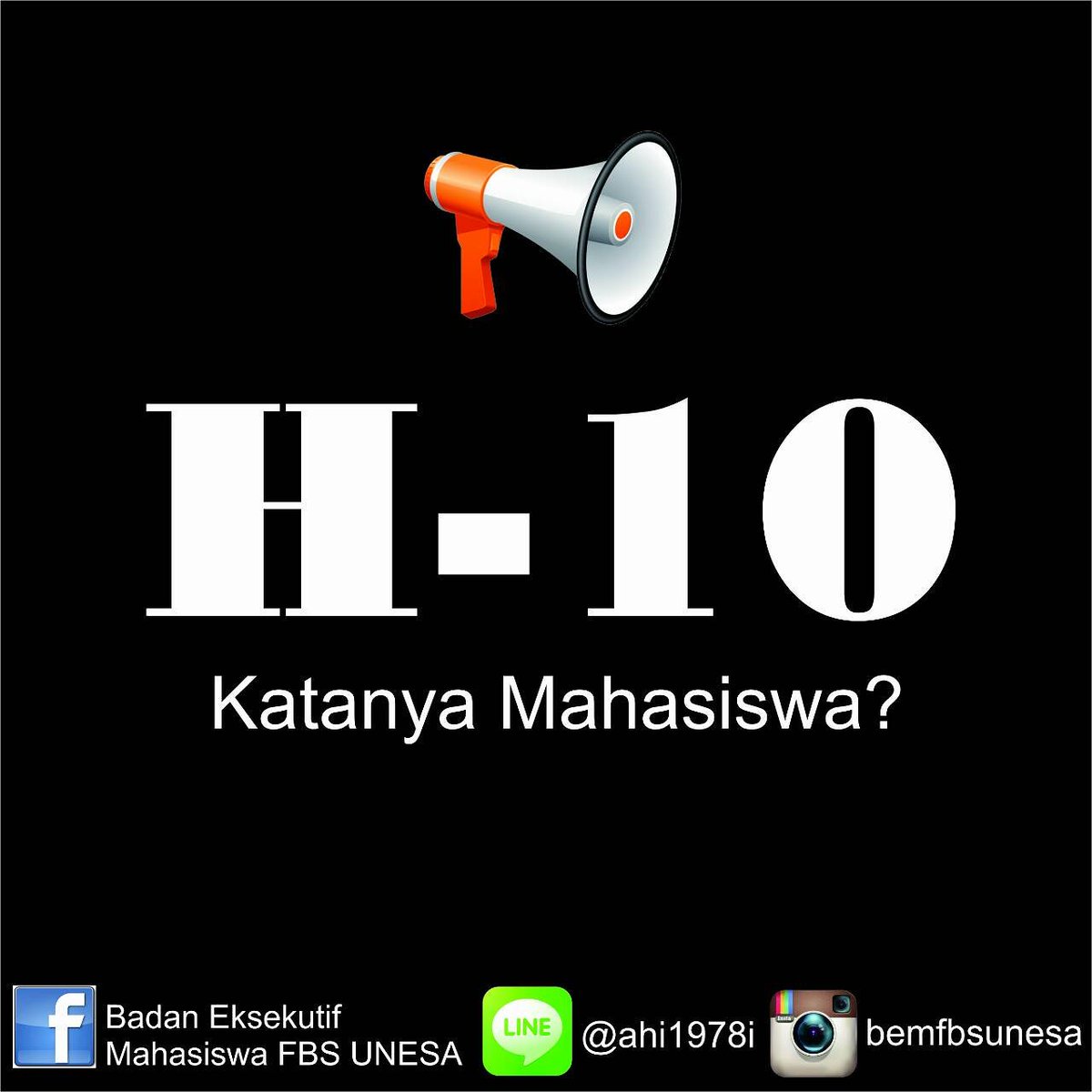 Forum Terbuka Mahasiswa. Ini saatnya untuk sampaikan aspirasi. 
#katanyamahasiswa #fotermafbsunesa