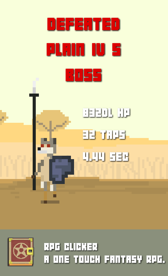 petertiger8118's tweet photo. Defeated Plain IV 5 Boss in a battle to the death in RPG Clicker: https://t.co/jlM5PJRZfo #rpg #clicker https://t.co/FcLbKGjELq