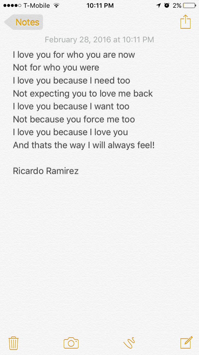 ricardorperdomo's tweet photo. #feelingoutloud #loveyou #inspired #youknowwhatitis https://t.co/R1OWvfqB3t