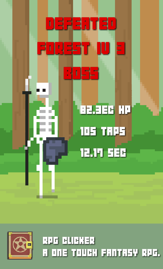 petertiger8118's tweet photo. Defeated Forest IV 3 Boss in a battle to the death in RPG Clicker: https://t.co/jlM5PK9A6W #rpg #clicker https://t.co/6QAFJmCMZ8
