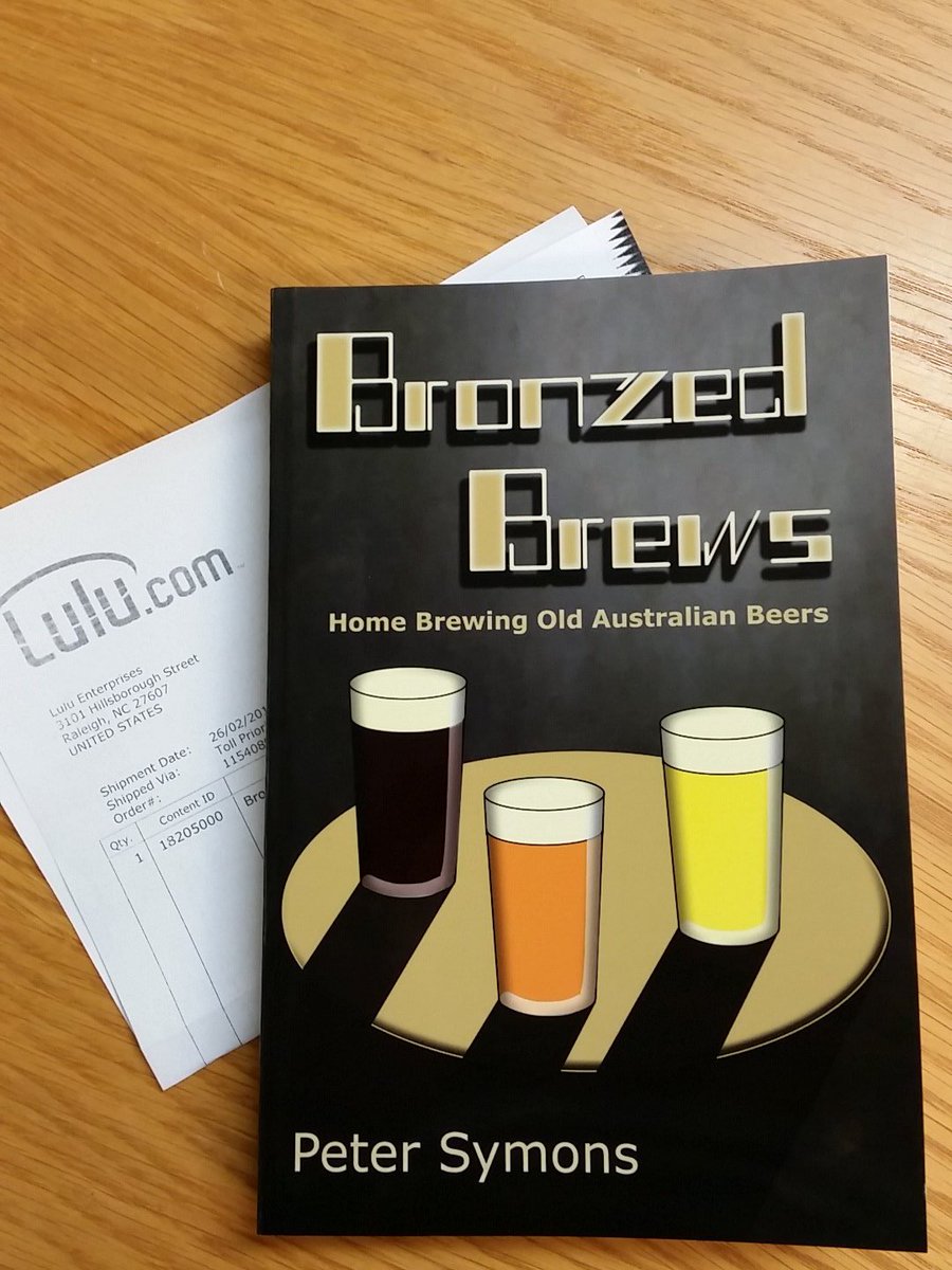 Excited by the arrival of Bronzed Brews by @threetuns Get a discount use the code LEAP25 at lulu.com/shop/peter-sym…