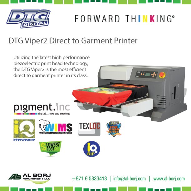 alborj's tweet photo. #DTGDigital Direct To Garment Printer
#alborjmachineryllc #DirectToGarment #TshirtPrinter #DigitalPrinter #digital https://t.co/i2B6SB7f3R