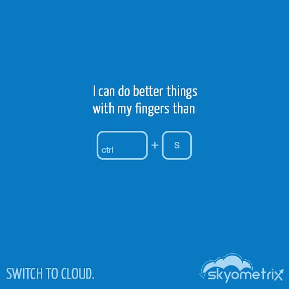 skyometrix's tweet image. There's never going to be enough time to waste on stuff like this.
#switchtocloud #cloudcomputing