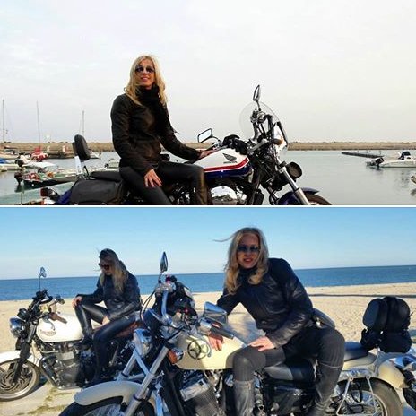 MotociclisteNet's tweet image. Ombretta: restyling moto. Before and after #motocicliste #womenriders #womenonmotorcycle