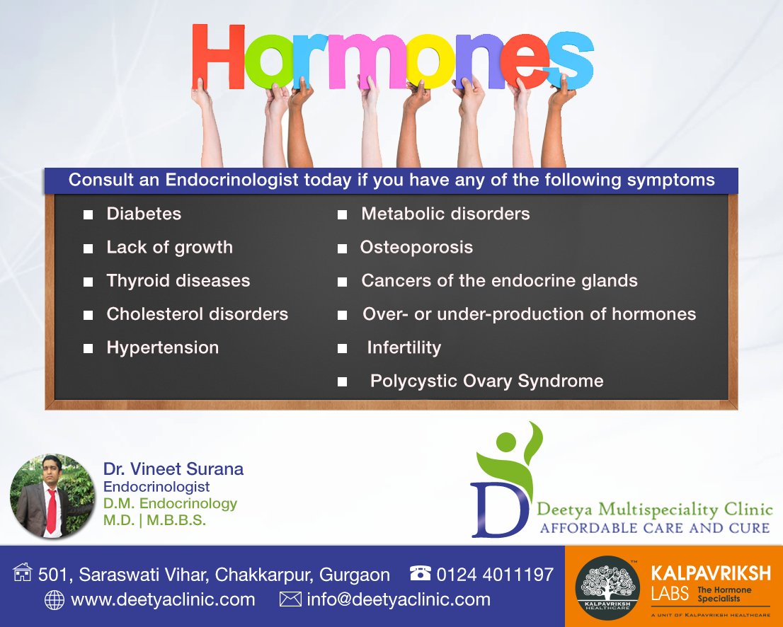 deetyaclinic's tweet photo. Consult an #Endocrinologist today #Gurgaon , #Delhi, #Harmones https://t.co/iyv7Z9tdeM