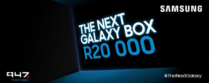 SamsungMobileSA's tweet photo. The box has been UNLOCKED! Follow the link,watch the video &amp; you could WIN R20000 with @947 https://t.co/2opftxwGFx https://t.co/DiOHSp0r5F