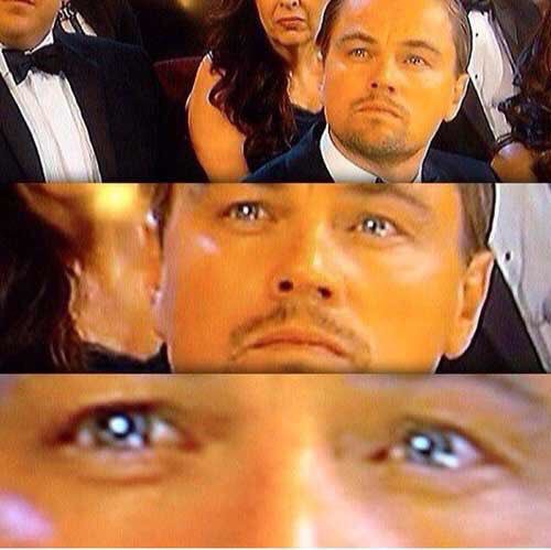 FreshU_SDSU's tweet photo. Me because Leo finally won an Oscar but also because it's a Sunday night and I haven't finished any homework https://t.co/fiDIfHFWCS