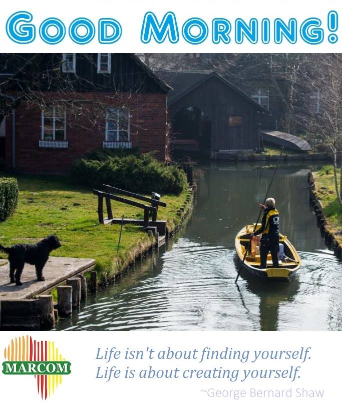 Good morning, trust you had a great weekend. Have a fruitful week ahead