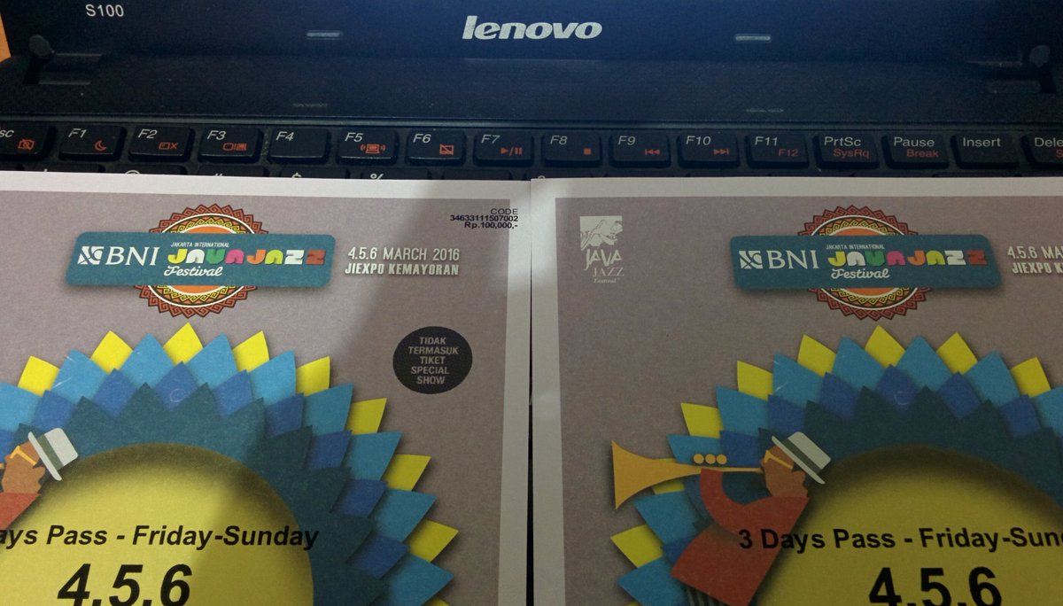FarizVanJava's tweet photo. siapa tahu ada yg butuh tix JavaJazz 3 days pass @ 1 juta. mention or contact wa: 0818515818 if interested thanks https://t.co/67uPD1ftaY