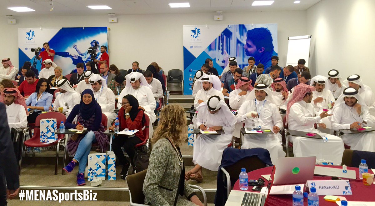 JosoorInstitute's tweet photo. Our 'Marketing and PR for Sports and Major Events' workshop @QatarUniversity kicks off. Follow here for updates. https://t.co/x4aA67x7fT