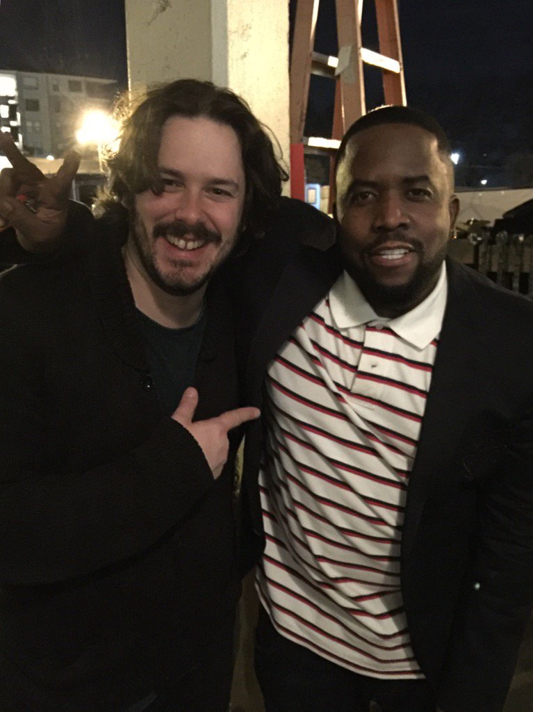 edgarwright's tweet photo. Meanwhile in Georgia, here's me and Big Boi. https://t.co/7ro1bdEZYL