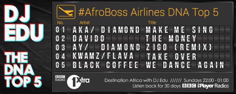 Skool_Of_Rap's tweet photo. To add to the #AKAParade ☝🏼️ #MakeMeSing is No.1 on @djedu #DNATop5 on BBC @1Xtra 🏆 cc: @vthseason https://t.co/TmWB2BALDQ
