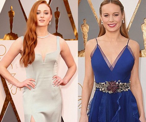 colourexcel's tweet photo. AWARD-WINNING HAIR: #SophieTurner &amp; #BrieLarson's vibrant &amp; healthy looking hair certainly shone for us at #OSCARs https://t.co/OzRsWWTXQL