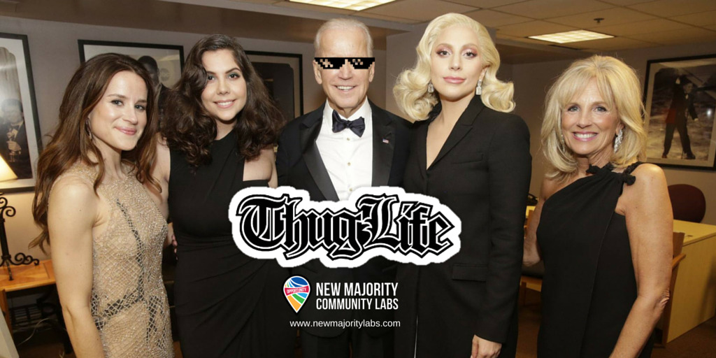 newmajoritylabs's tweet photo. Why does Joe Biden look like a straight Gangsta? #ThinkBIGSundayWithMarsha https://t.co/ofvOu01hQw