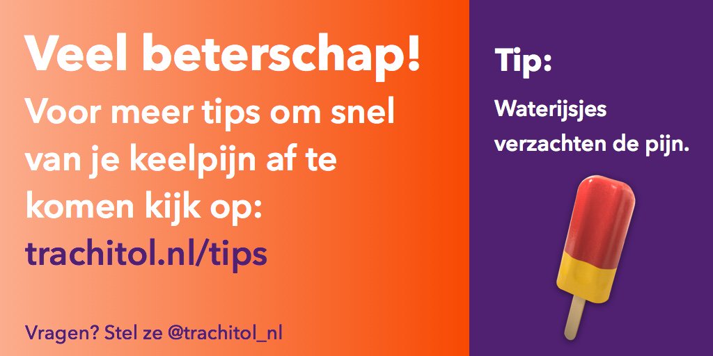Beterschap <a href="/Mennoo1997/">Menno (112) Fotograaf</a>! Kijk eens op trachitol.nl/tips voor handige tips om snel van je keelpijn af te komen.