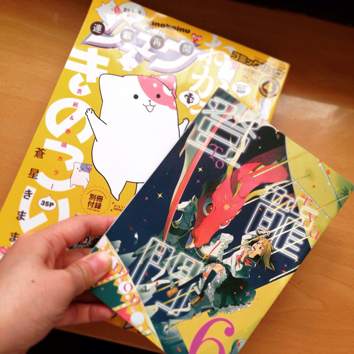 月刊COMICリュウの別冊付録「登龍門」に、青エクのアシもしてくれる山田やさいさんの漫画「The…」が載ってます。

ヤマンバに感情移入して切な笑う！ネットでも読めるようですのでぜひ↓
 