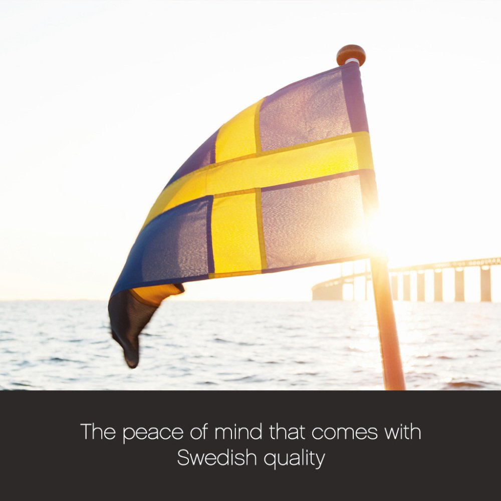 Made in Sweden, in the most modern stove factory in the world, focusing on reduced environmental impact. Welcome!