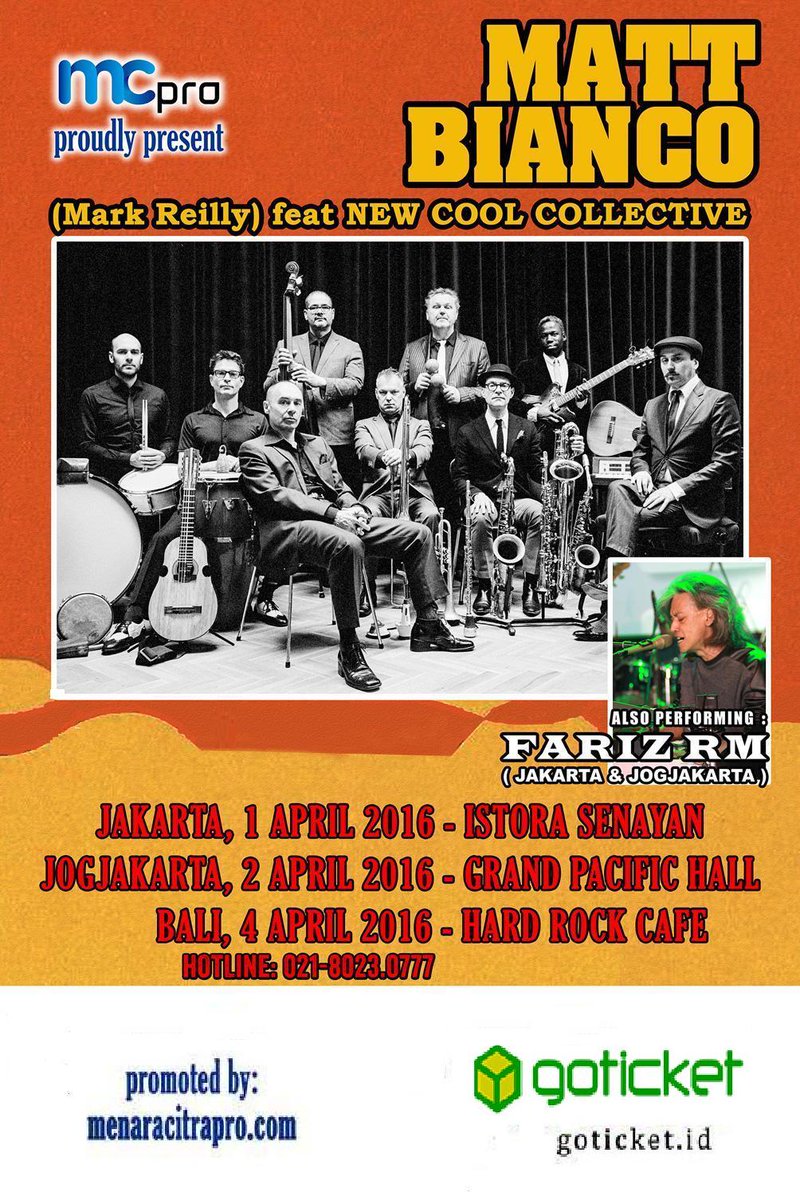 The Legend is back, see the calendar !!! #FarizRM #MattBianco @Matt_Bianco_IND <a href="/MenaraCitra/">Menara Citra</a> <a href="/farizRMdianPP/">gentascala25</a>