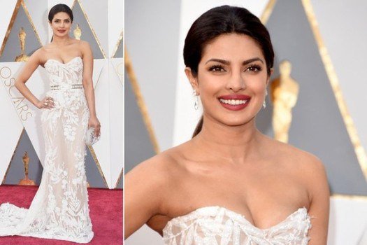Glamorousworld_'s tweet photo. Oscars 2016 : Priyanka Chopra stuns Red Carpet in an elegant gown https://t.co/JS2sjeyRqo https://t.co/XoGLV985DA