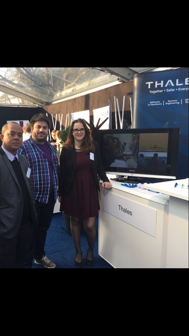 MathyMerc's tweet photo. #Thales Belgium à la journée de l'industrie à Louvain ! #JI #Stages #Engineering https://t.co/x3pRkF8fIU