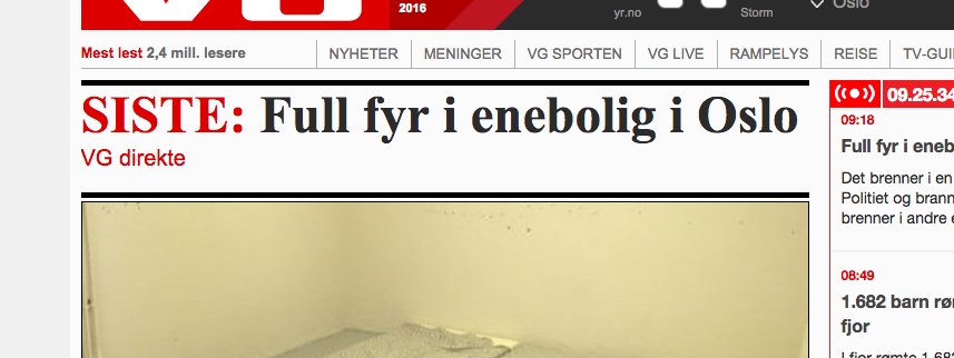 teddyfh's tweet photo. Jeg tenkte at dette var da ikke så mye til nyheter, før jeg skjønte at det handlet om brann -- ikke fylla. https://t.co/nVdcfEvCHU