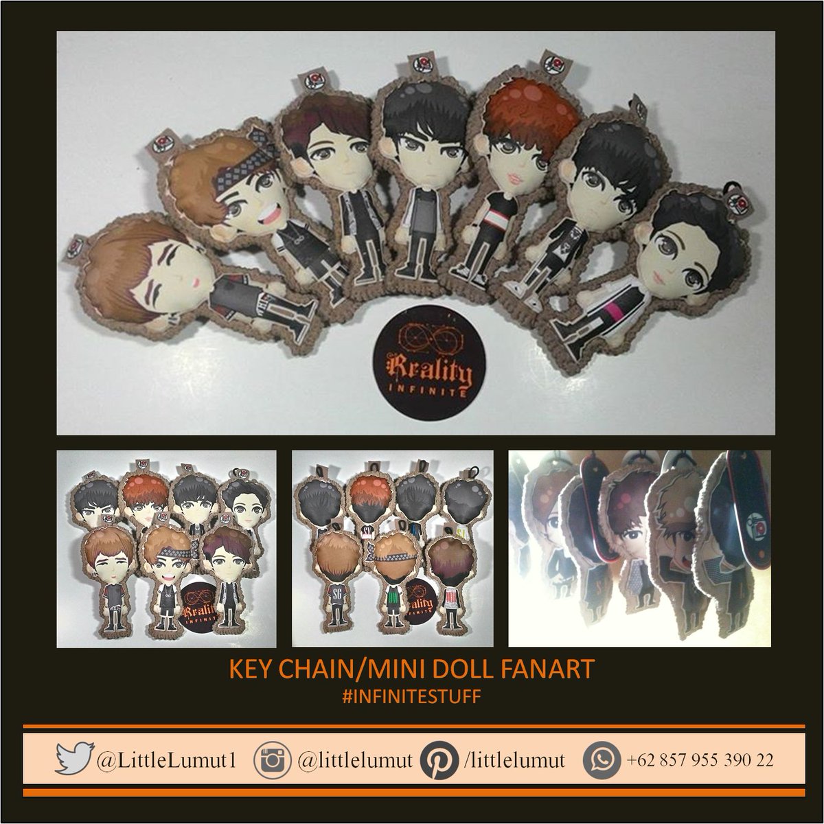 LittleLumut1's tweet photo. KEY CHAIN DOLL FANART INFINITE #infinitestuff
For SALE only IDR 35K/pcs (Available pls DM) https://t.co/Gab26zWV7Y